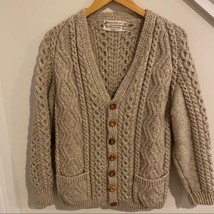 Blarney Woollen Mills Aran Fisherman's Cardigan